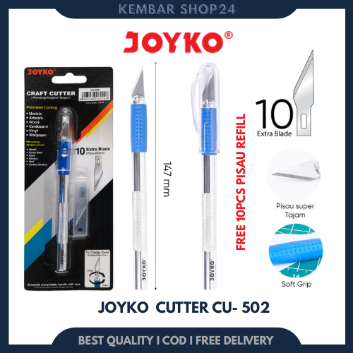 Joyko Craft Cutter  CU502/Pemotong Kerajinan Tangan/Pisau Craft CU-502