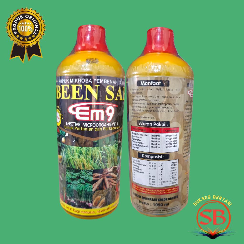 BEENSAE EM9 Efective Microorganisme 9 Pertanian - 1LITER