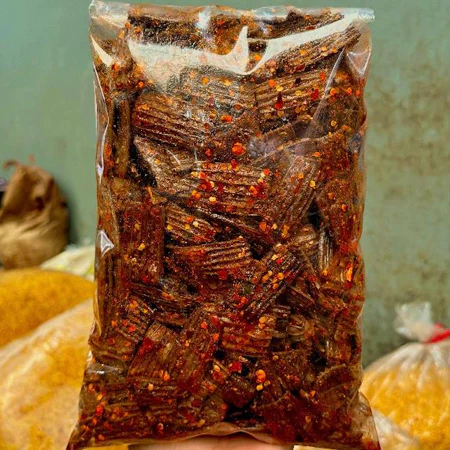 Kerupuk Jengkol Pedas Daun Jeruk Viral