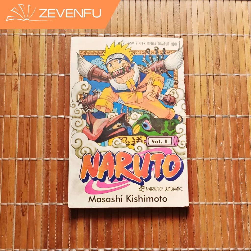 Buku manga NARUTO vol 1-10 (RARE) komik karya masashi Kishimoto ELEX MEDIA KOMPUTINDO