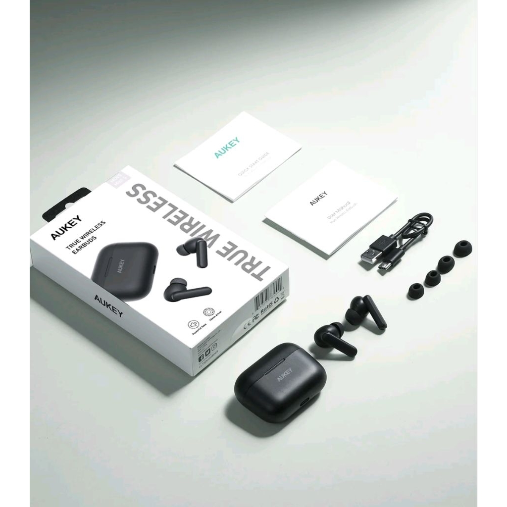 (BARU&SEGEL) Handsfree headset bluetooth TWS AUKEY EP-M1S BLACK MOVE MINI S