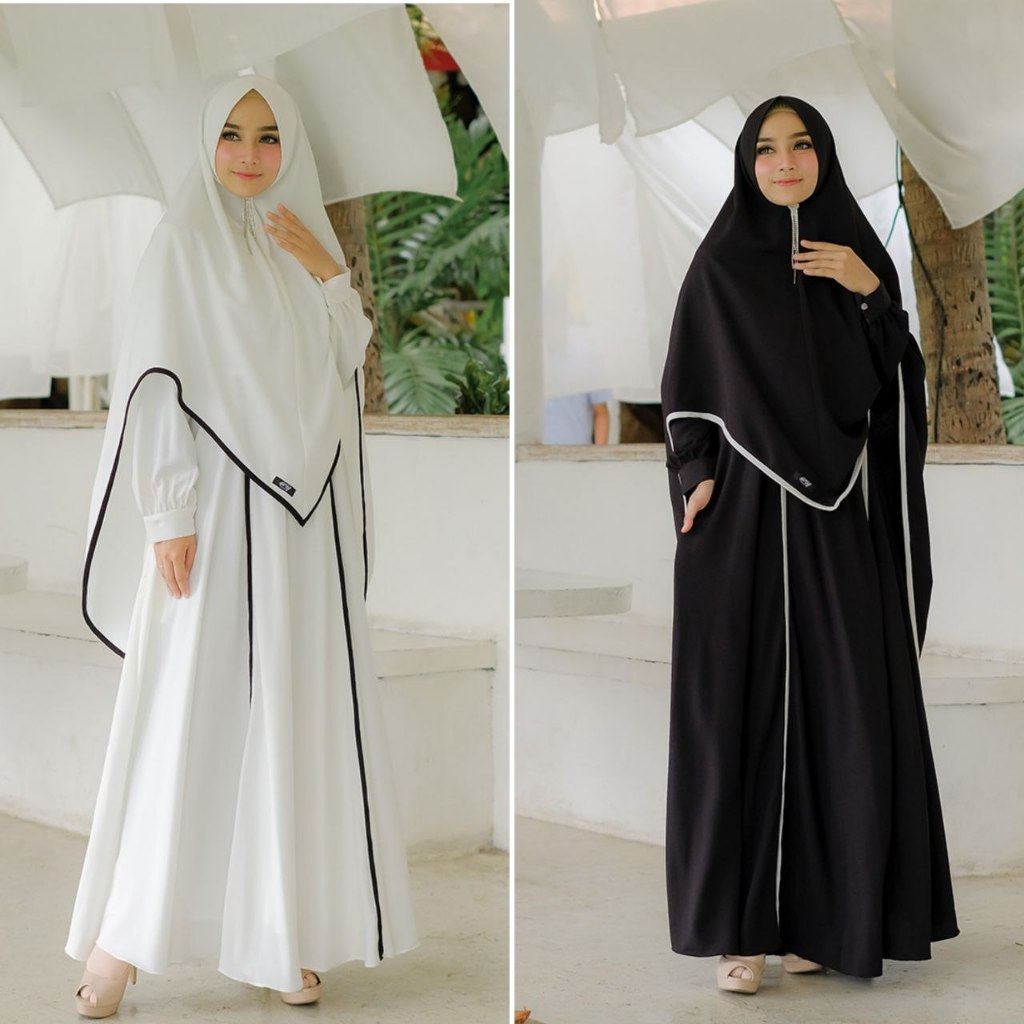 GAMIS UMROH JASMINE SYARI BY ARSY HIJAB