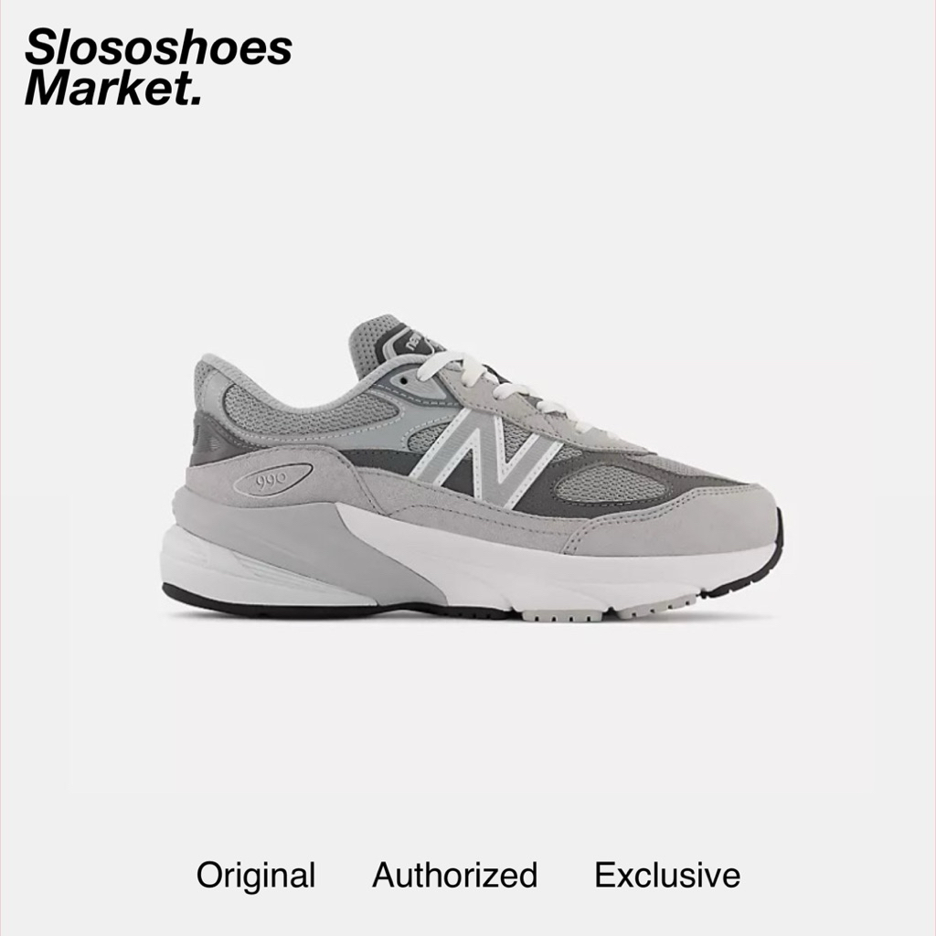 New Balance 990 V6 Grey Castlerock Gs