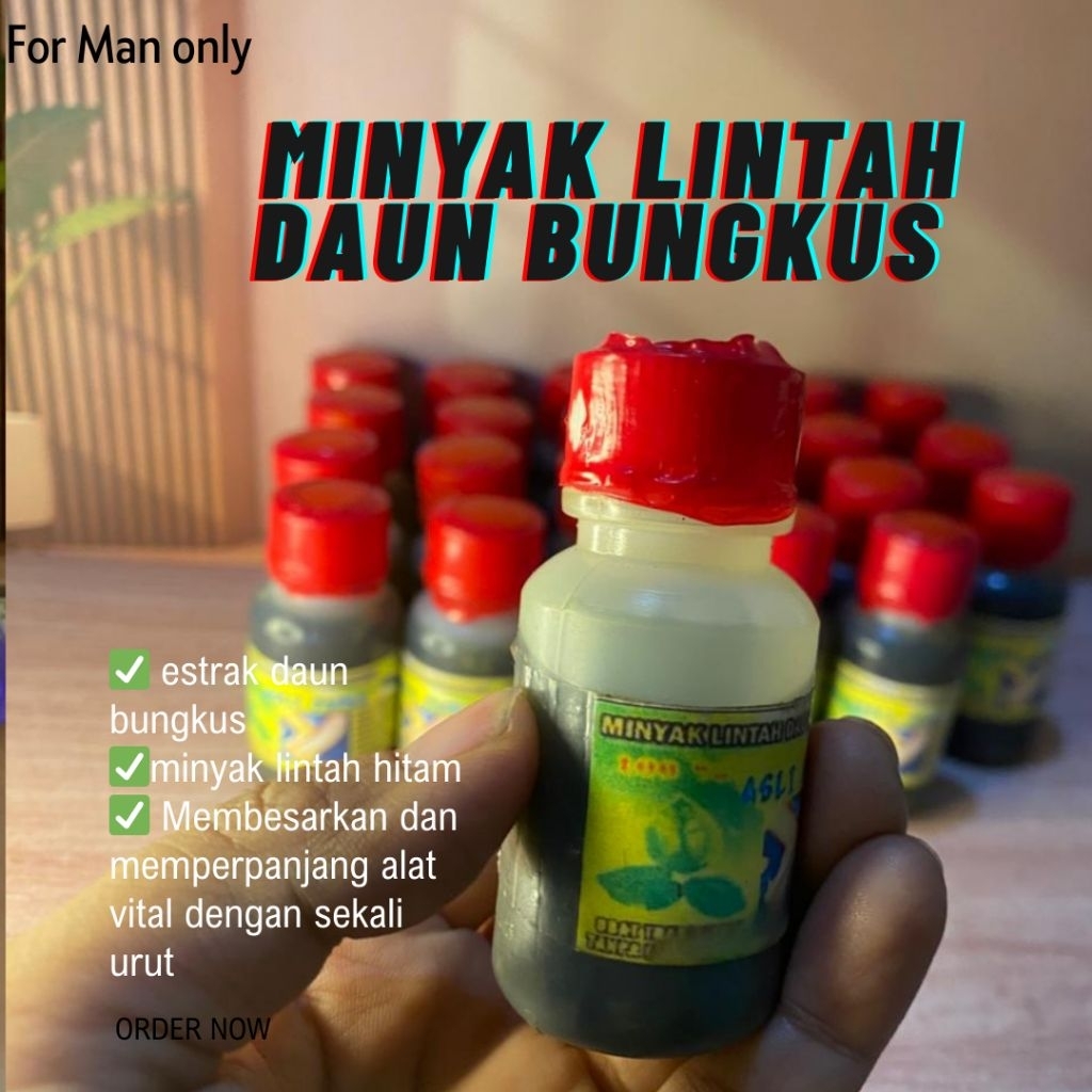 Minyak lintah daun bungkus  asli papua BIAK monokwari botolsedang