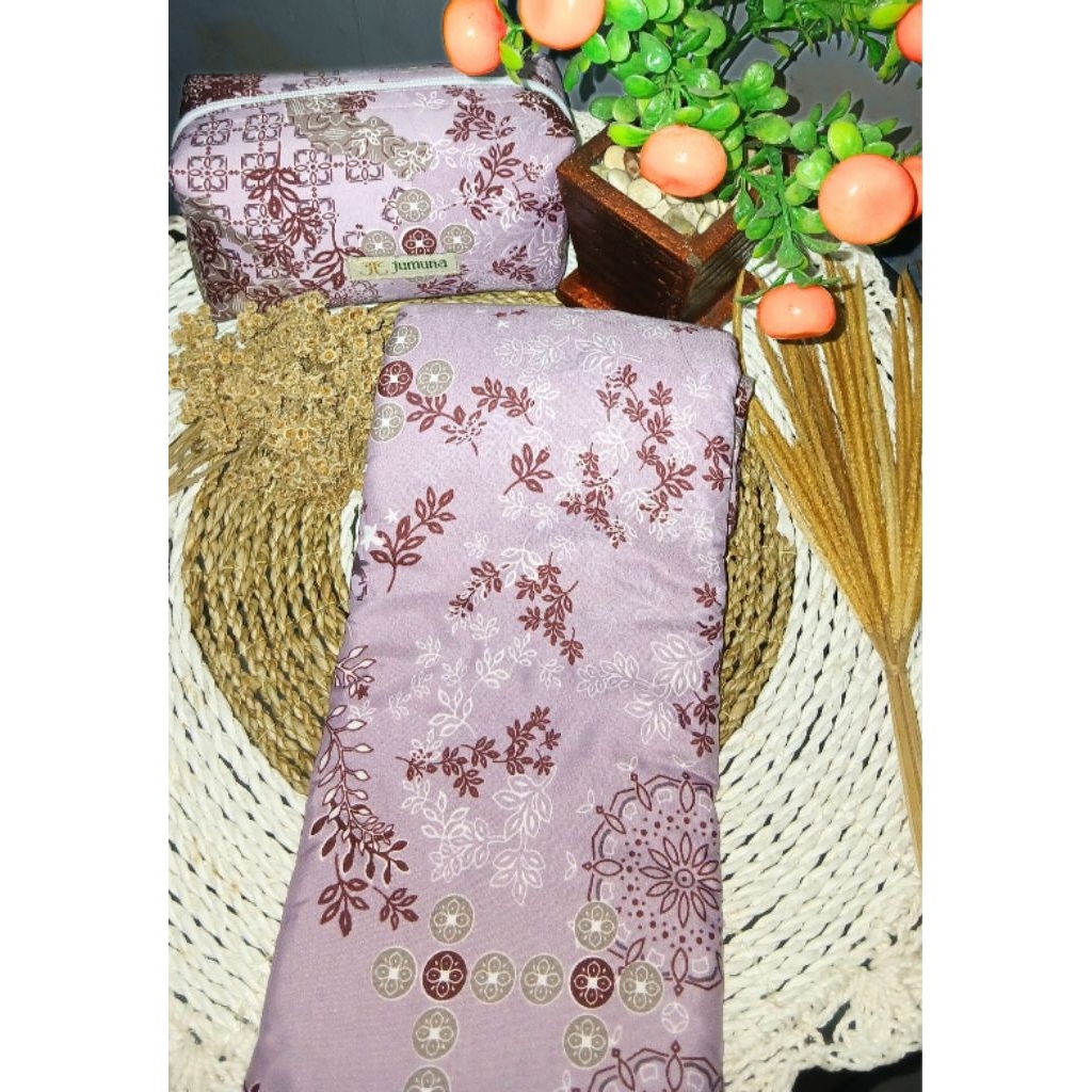 Jumuna - Mukena Travelling Dewasa Motif  Elegan