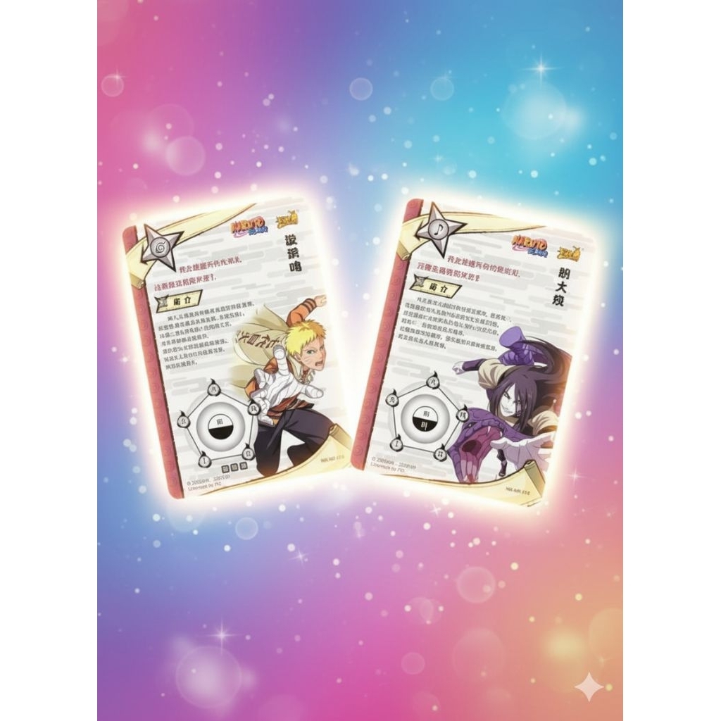 Kartu TCG Naruto kayou MR Naruto dan Orochimaru Original