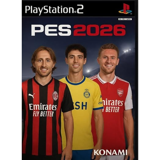 KASET DVD GAME PS2: PES 2026 UPDATE TRANSFER 25/26