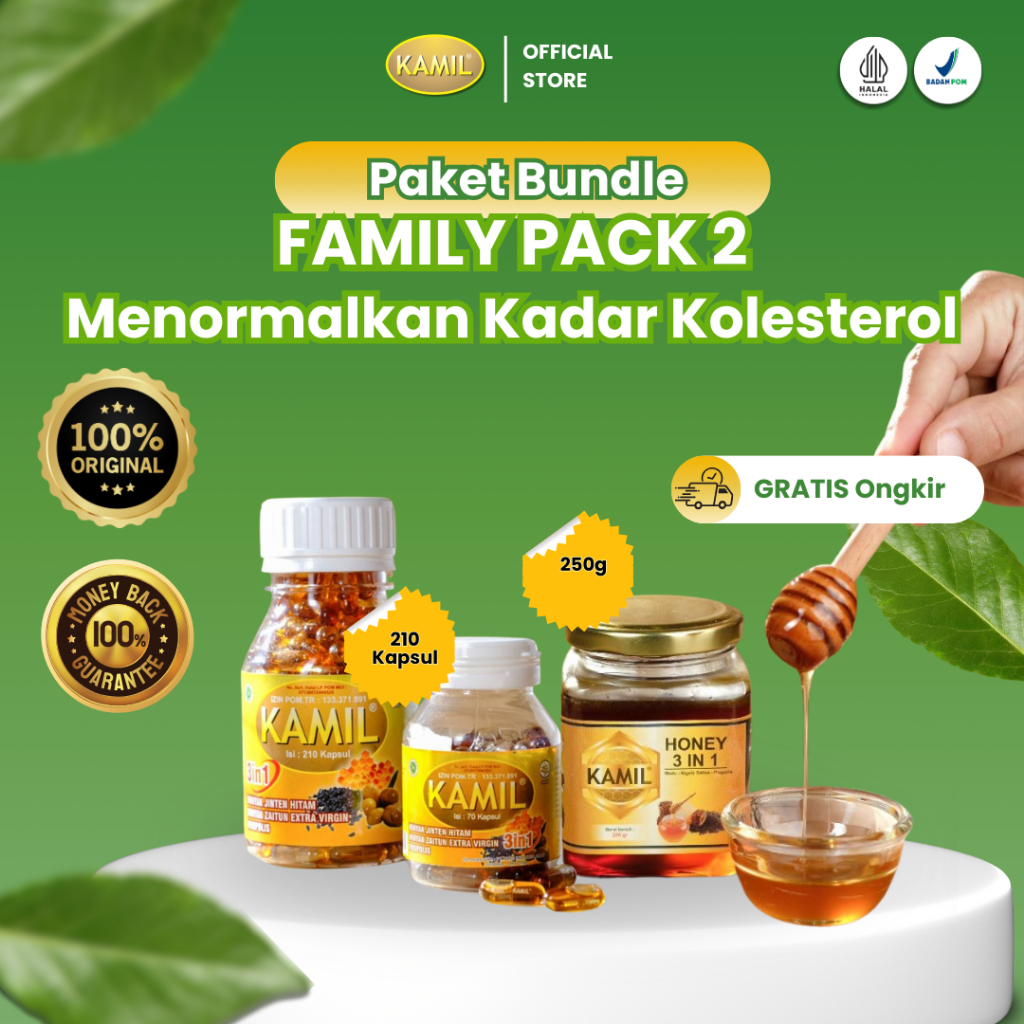 Family Pack Kamil 3in1 BPOM Asli 100% Original