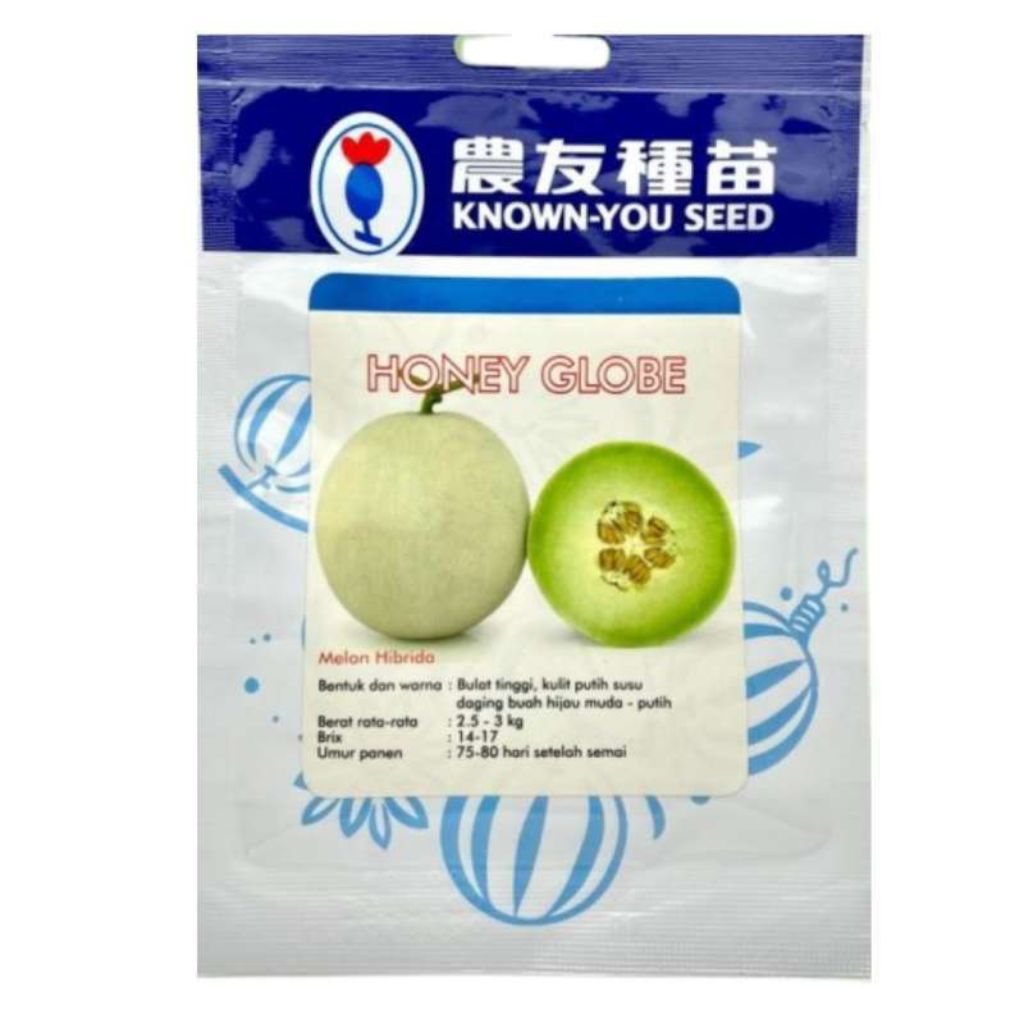 BENIH MELON HONEY GLOBE 400- 420 SEED ORIGINAL