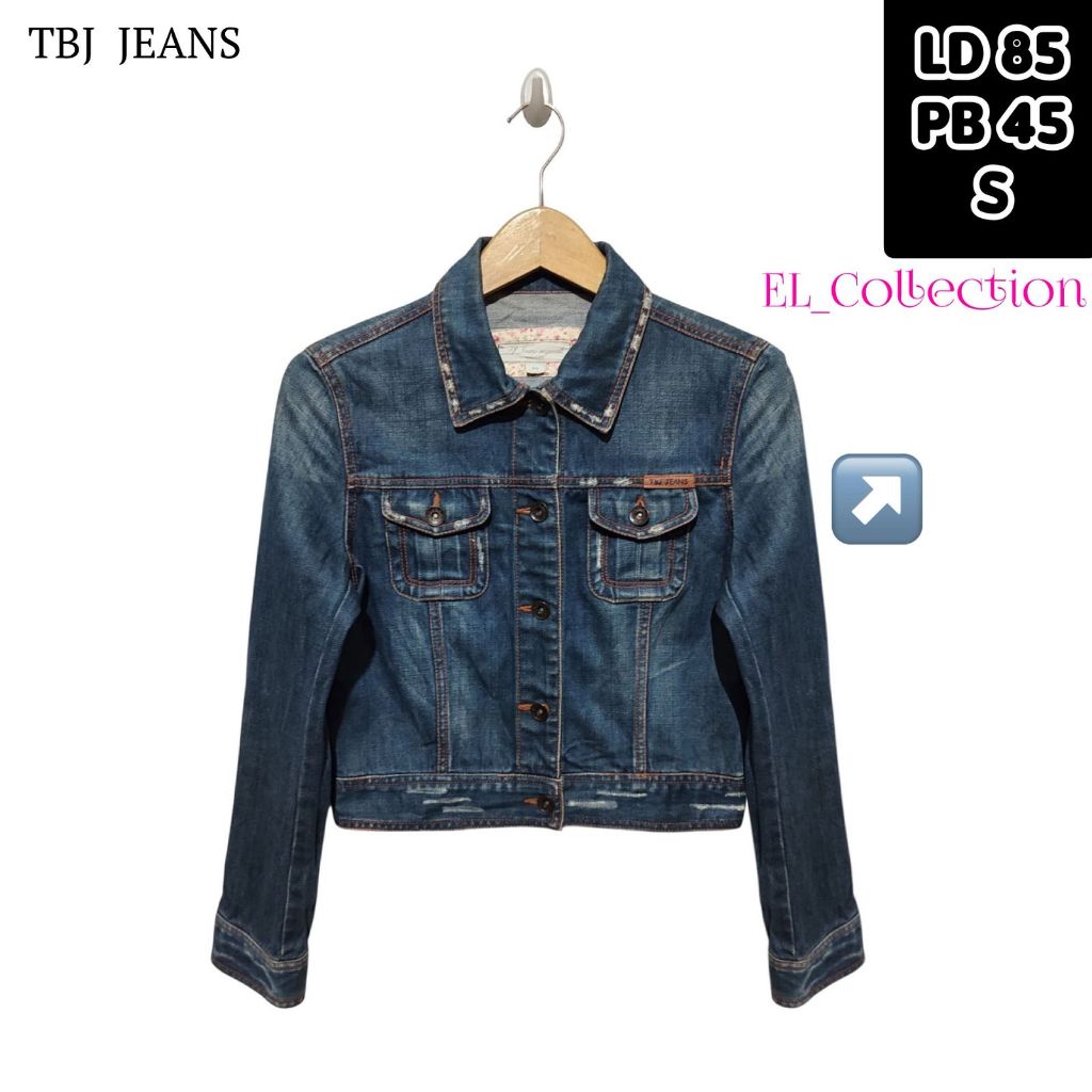 Jaket Denim TBJ JEANS Original Kekinian