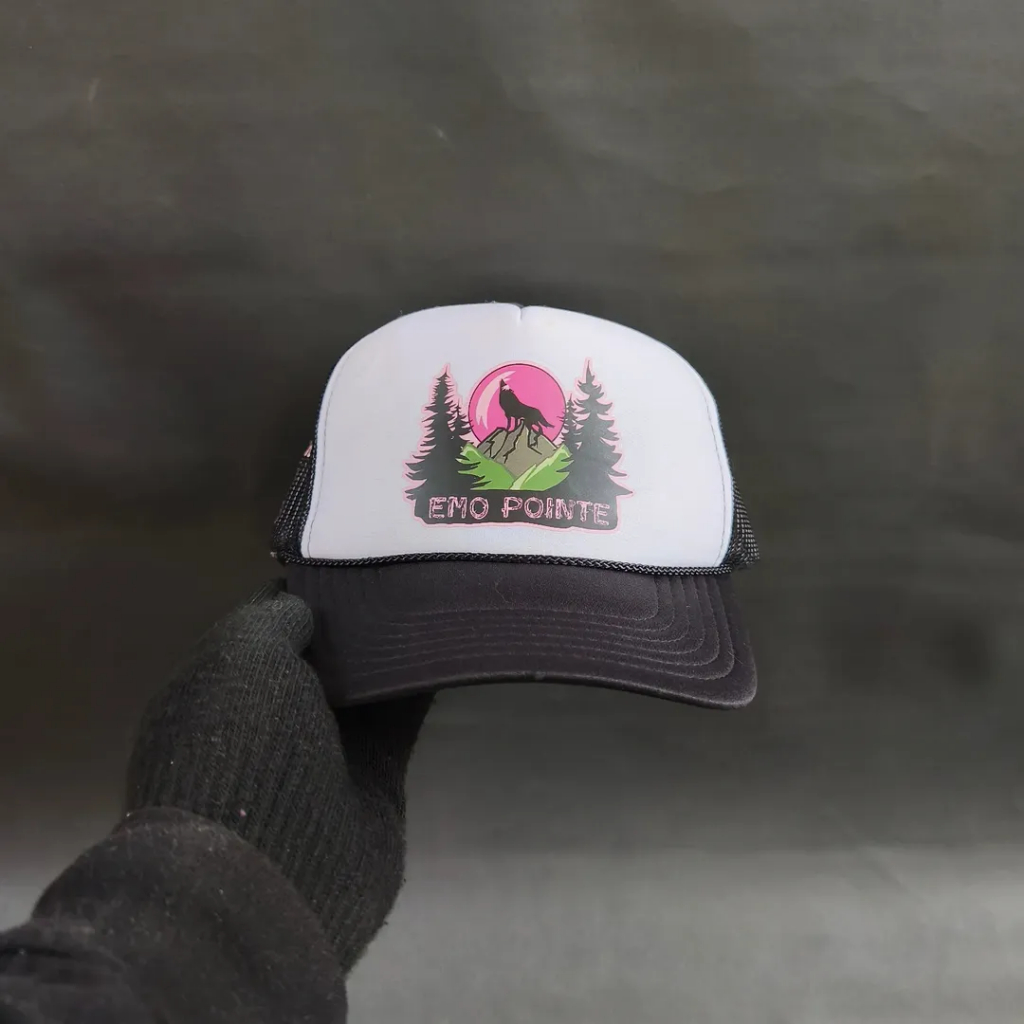 Topi Band Hip Hop Rapper Original Unisex Pria Wanita MACHINE GUN KELLY Hitam