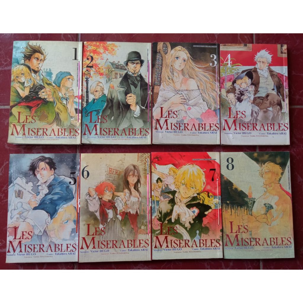 Paket komik Les Miserables 1- 8 (tamat)