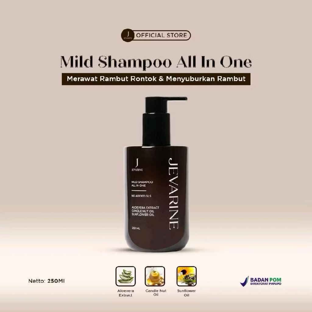 (new) JEVARINE Mild Shampoo All in One 250ml