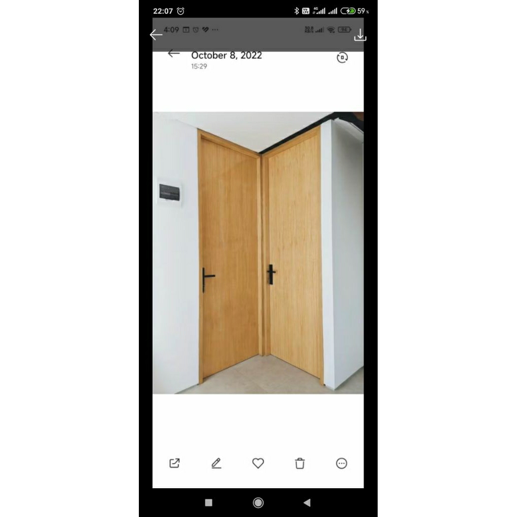 pintu triplek minimalis