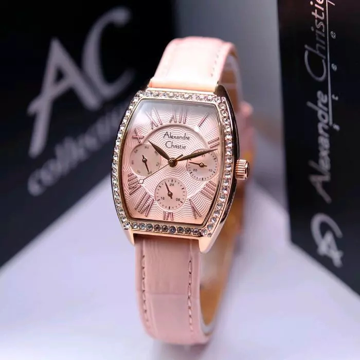 JAM TANGAN ALEXANDER CHRISTIE WANITA KULIT AC ORIGINAL JAM TANGAN WANITA ALEXANDRE CHRISTIE 2945 295