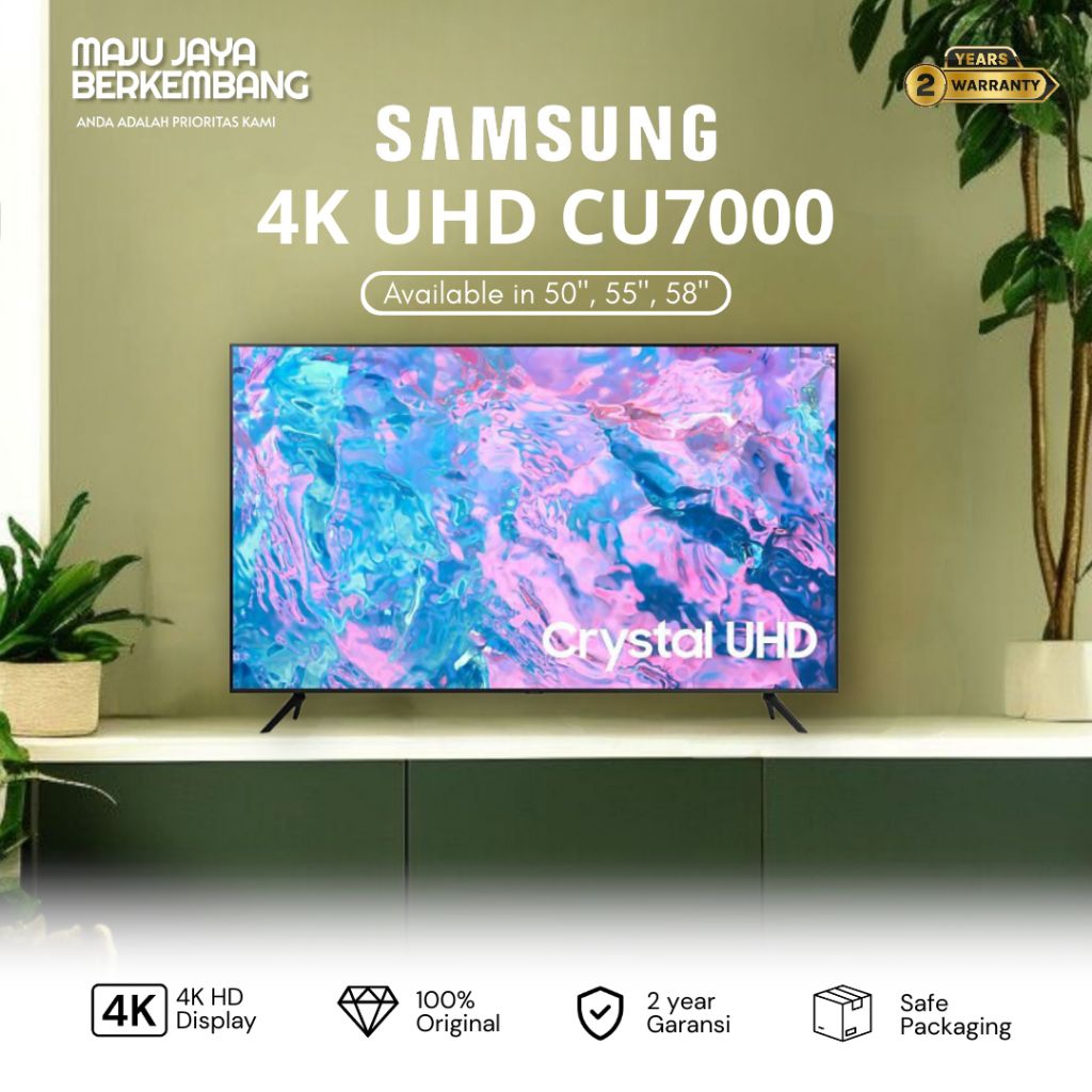 SAMSUNG 58CU7000  4K SMART TV 58 inch 2023
series