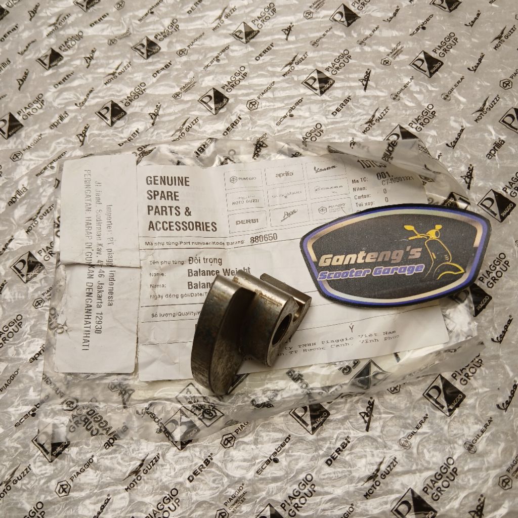 Balancer Dekompresi Vespa LX 125 Karbu Vespa S LX 150 2V Piaggio Liberty 150 Original