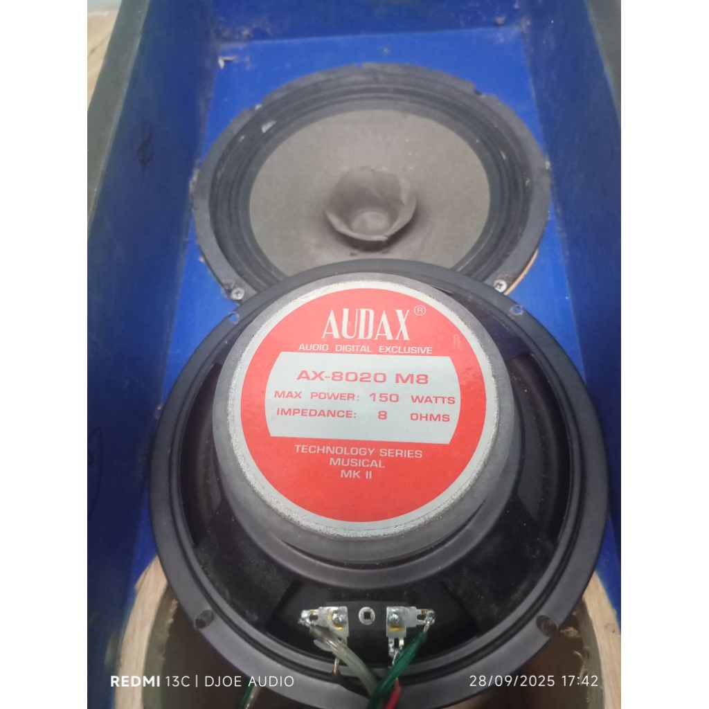 AUDAX AX-8020 M8 Fullrange 8 inch ( SECOND )