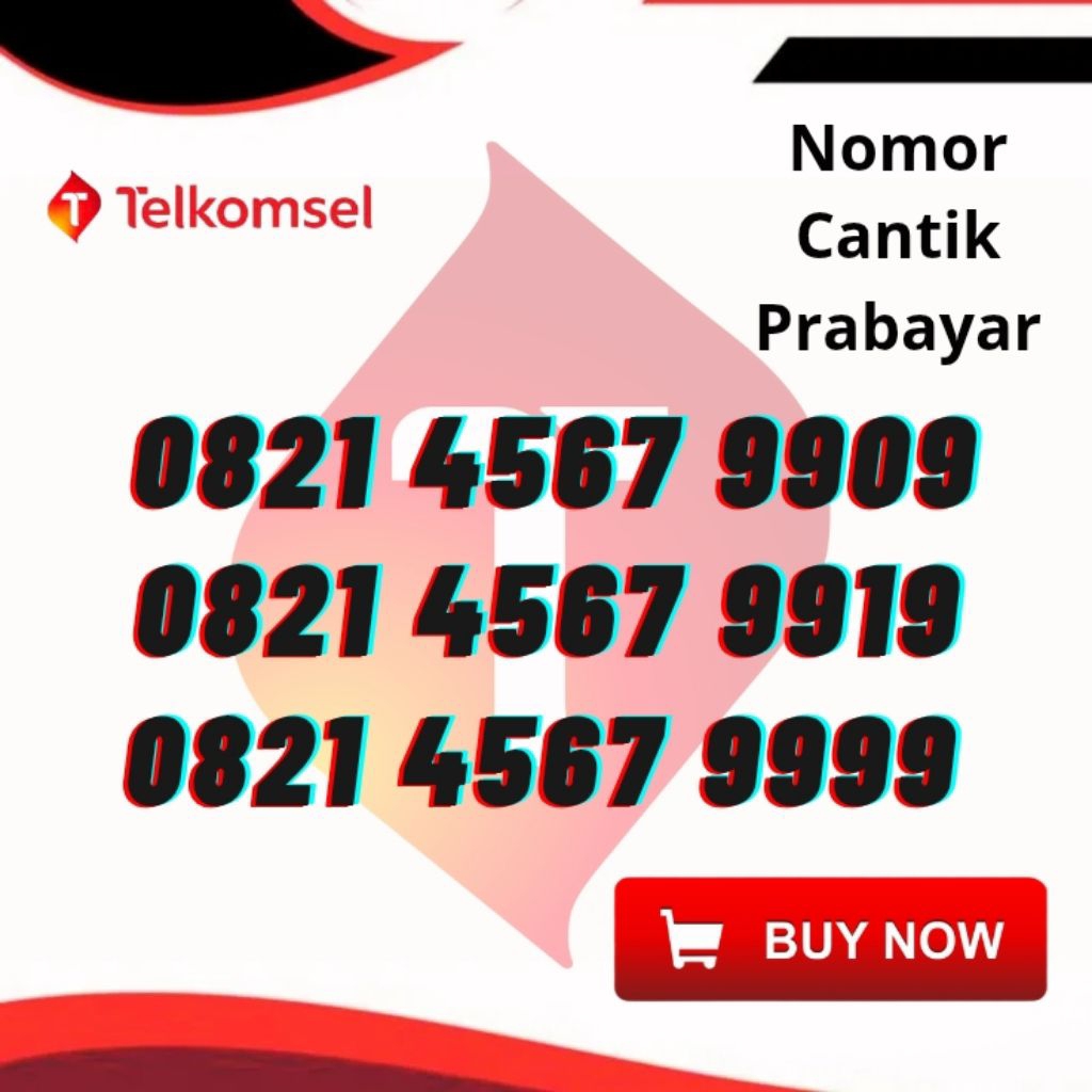 NOMOR CANTIK PERDANA TELKOMSEL 4567 9999