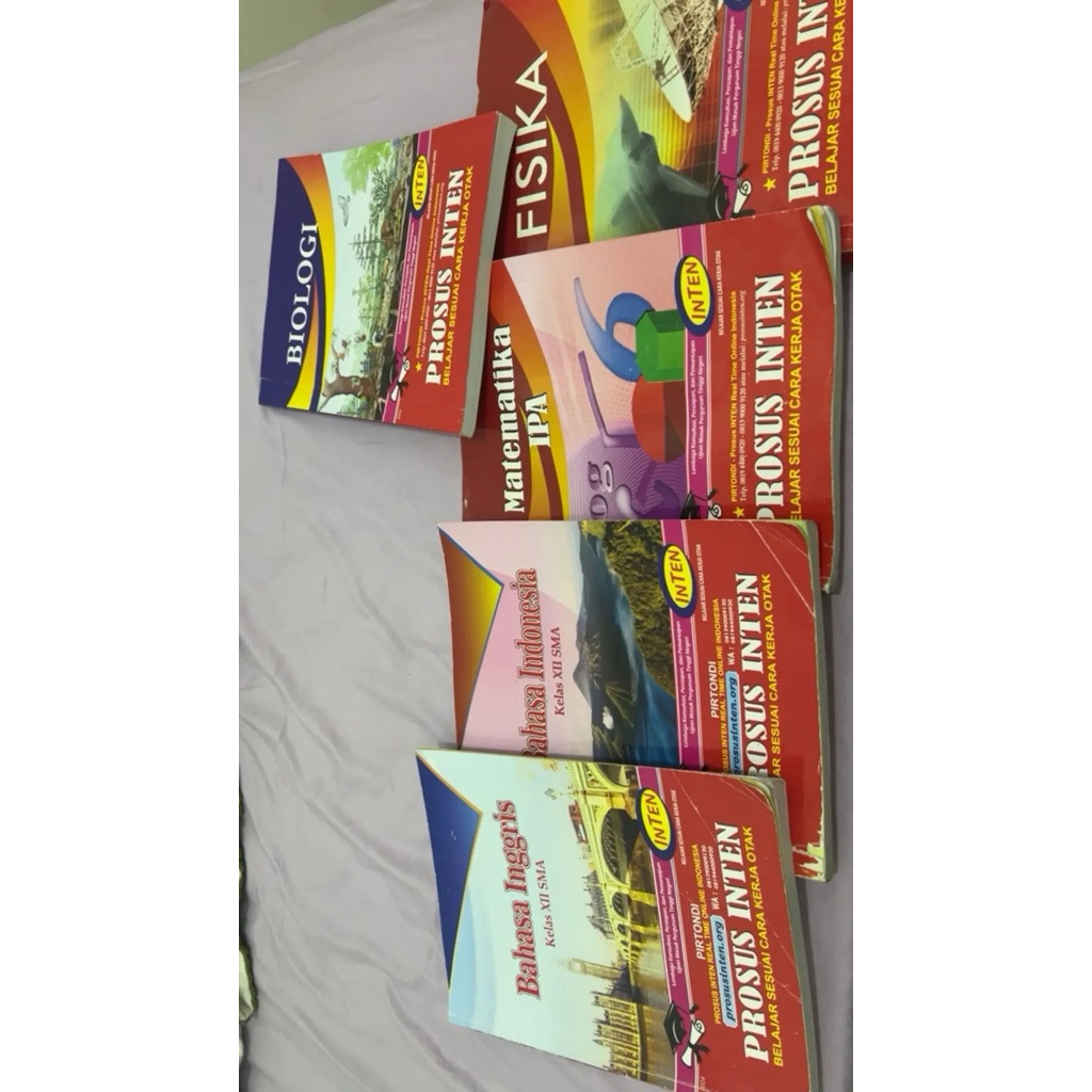 take all preloved buku inten kelas 12