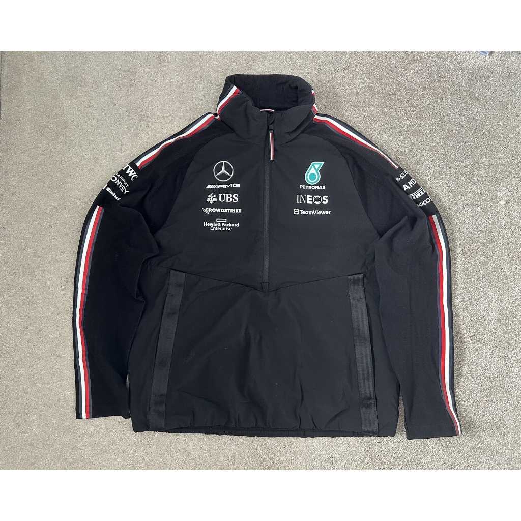 Mercedes-AMG F1 2023 Team Issue Jacket LIMITED EDITION RARE. Jaket Unisex Pria Wanita. Official Form