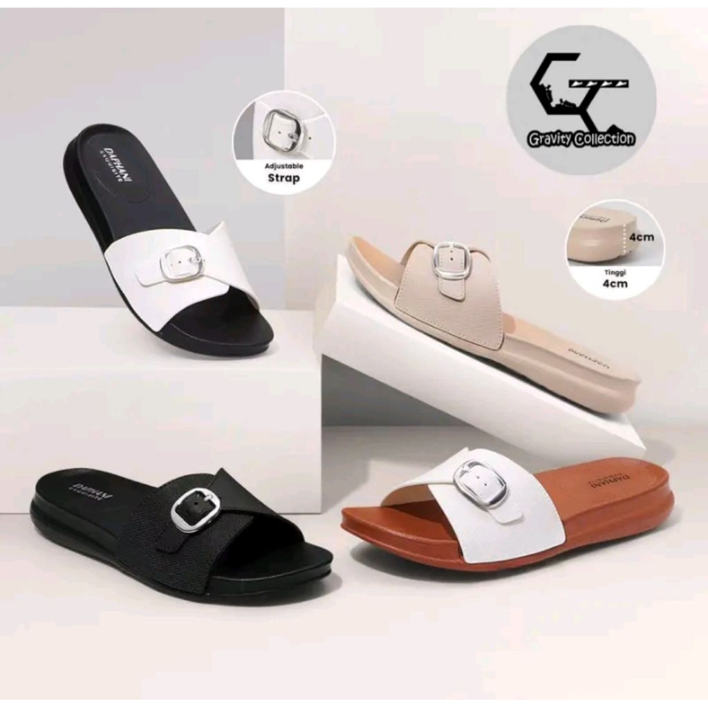 Sandal Selop Dewasa Sandal Perempuan Slip on Sandal Cewek Karet Empuk Ringan Sandal Wanita