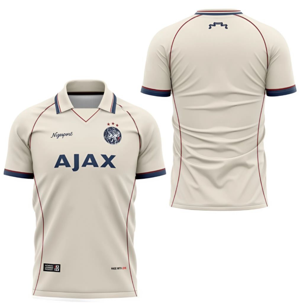 Jersey Fantasy Ajax Amsterdam Third 2025 2026, Jersey Bola Terbaru 3RD