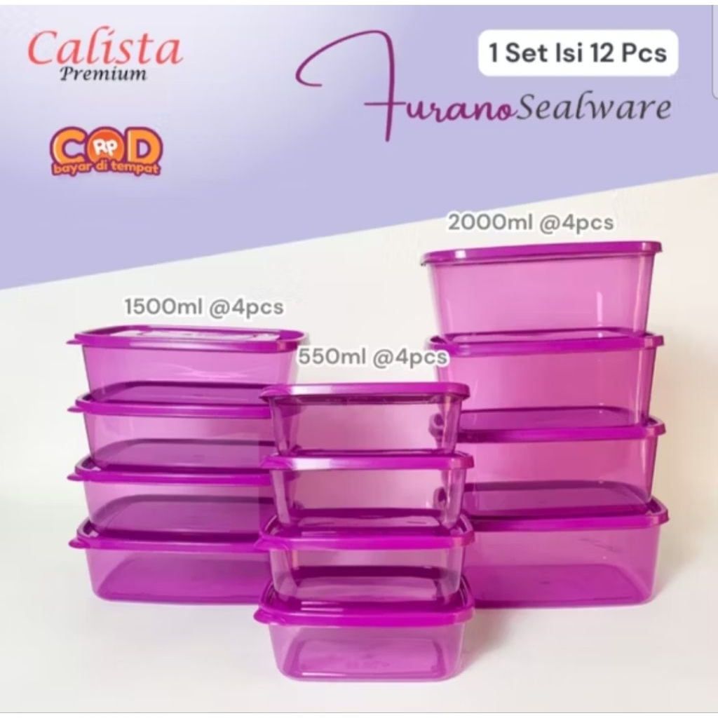 [CALISTA] FURANO SET ISI 12PCS