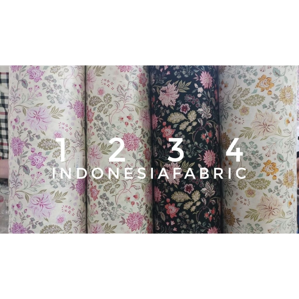 Kain Katun Jepang motif KJ482 tokai senko japan cotton ori bahan gamis tunik mukena daster piyama ke