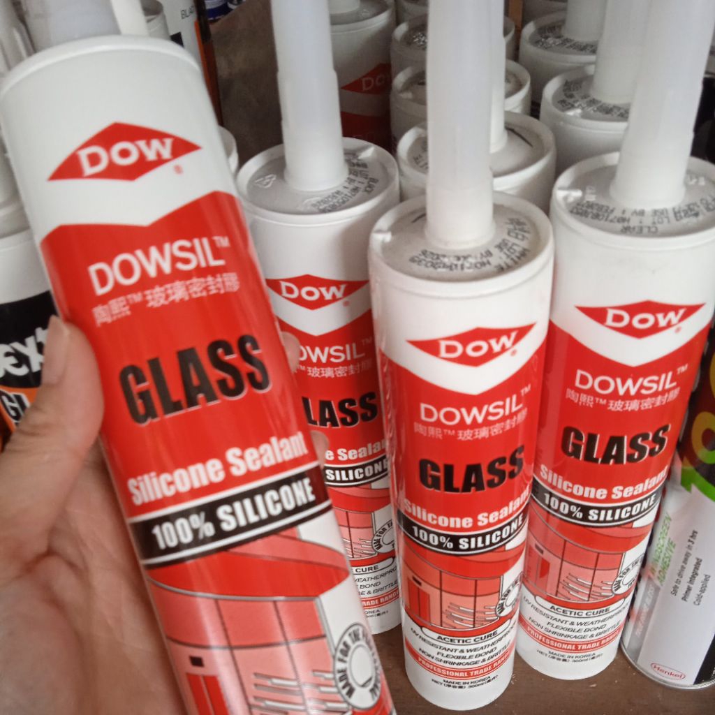 Sealent dowsil lem kaca silen silicone glass