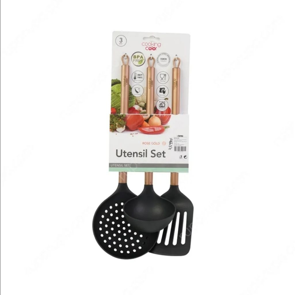 Cooking Color Utensil Set 3 Pcs