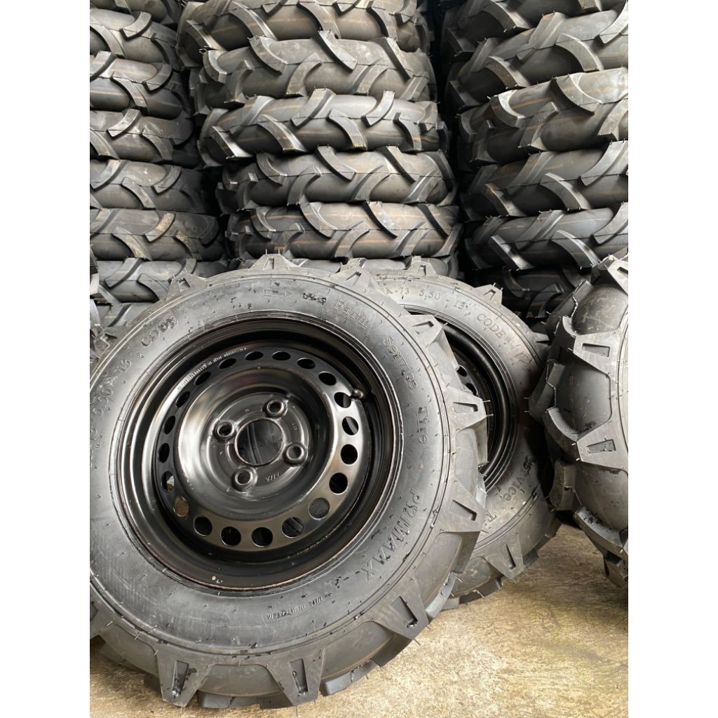 Ban Traktor Ring 13 5.50 + Velg PCD 100
