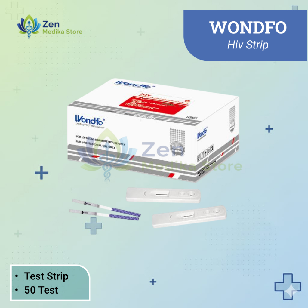 HIV 1/2 STRIP TEST (50 TEST) | RAPID TEST WONDFO