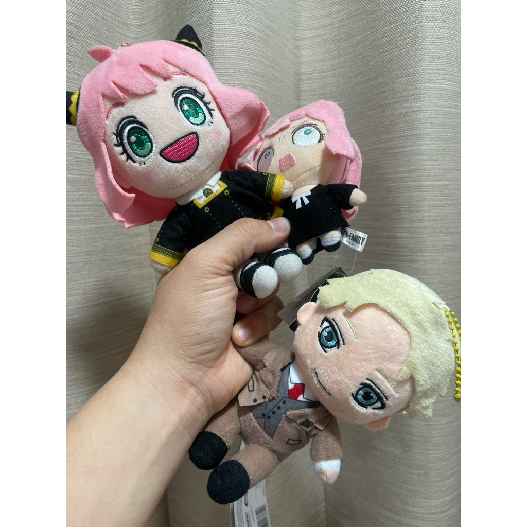 Boneka ganci anime Anya dan nuigurumi
