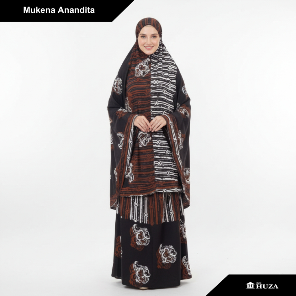 Batik Huza Mukena Batik Mukena Dewasa Mukena Anandita