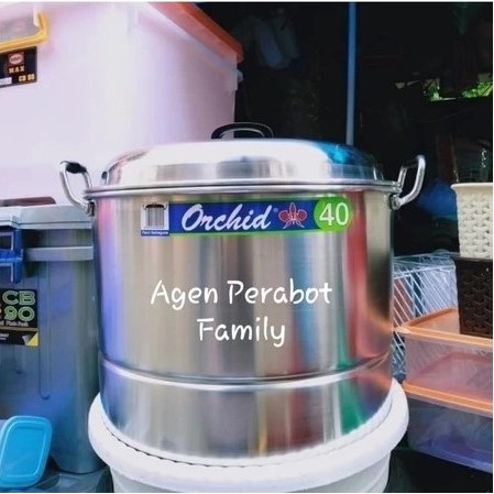Panci Serbaguna 40 cm ORCHID / Dandang Steamer Langseng Panci Nasi 40cm / Bisa Sampai 7KG / Dandang 
