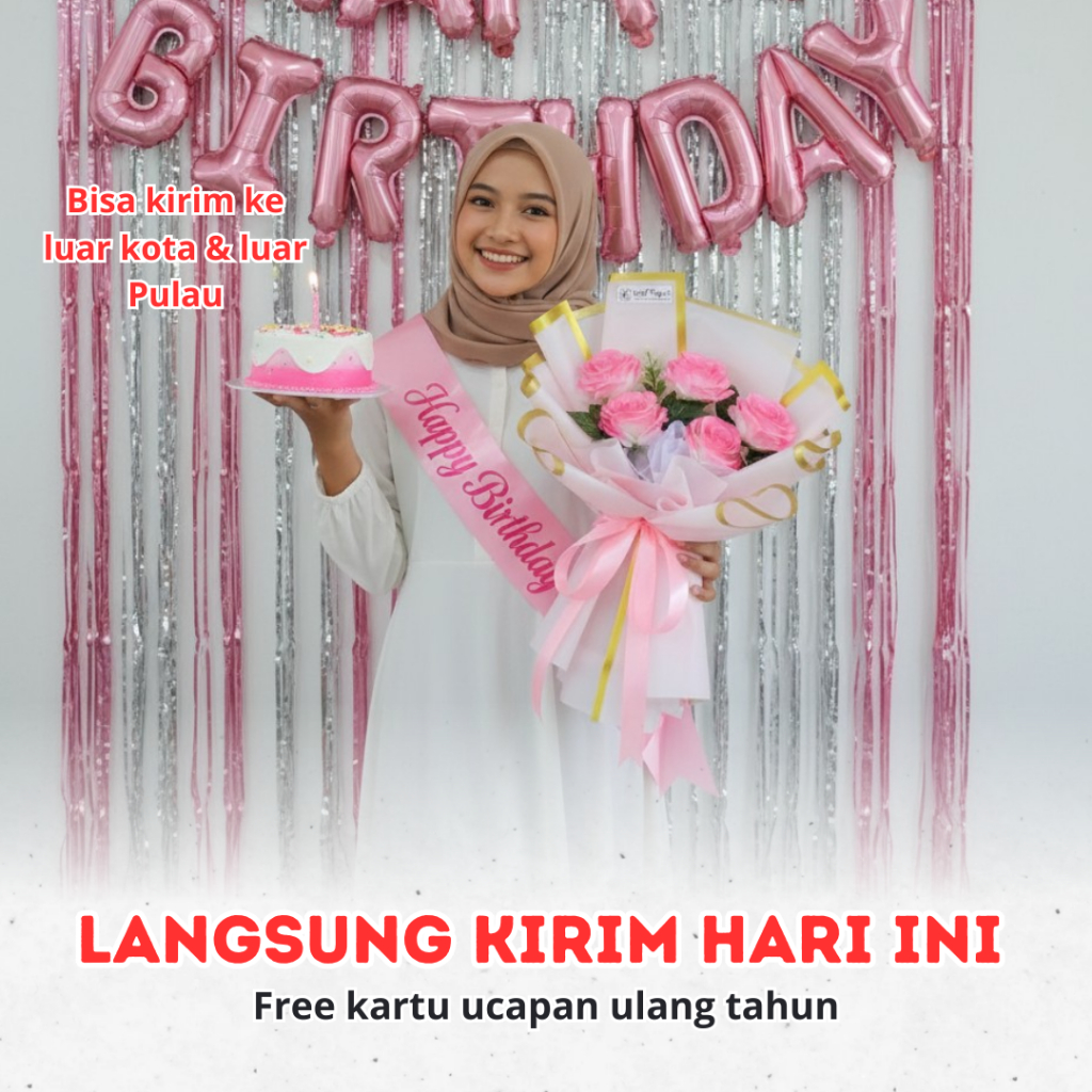 Buket Bucket Bouquet Ulang tahunBirthdayBisa untuk cewek dan cowok Annabele series