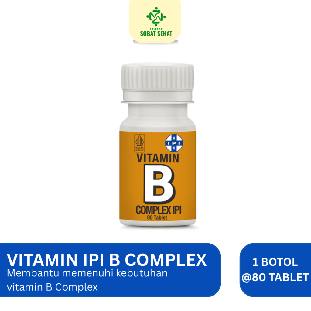 IPI Vitamin B Complex 80 Tablet - Memelihara Kesehatan Tubuh