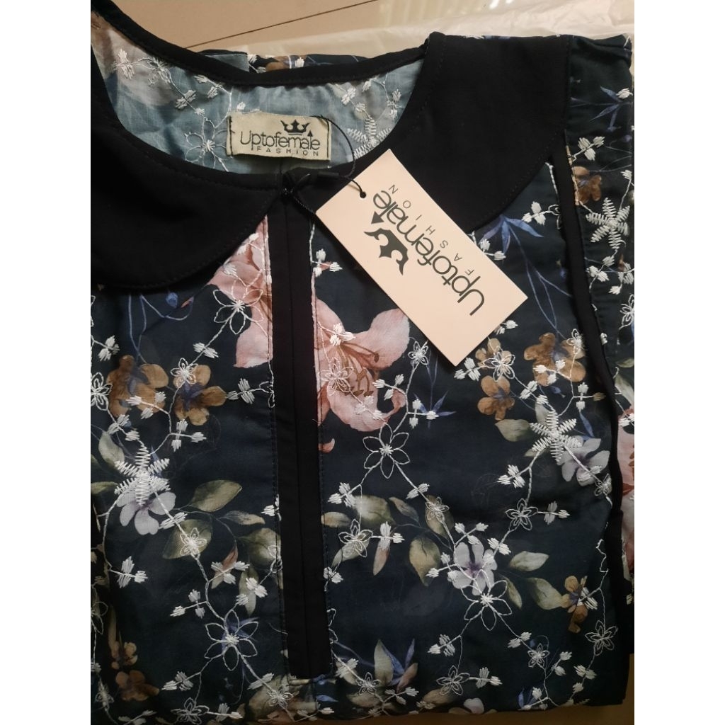 gamis katun bordil ori premium ld 110