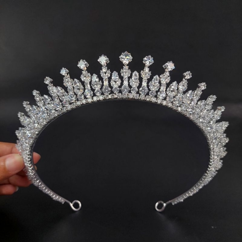 Amalia Zircon Crown - Mahkota Pengantin zircon Viral - Aurel Crown