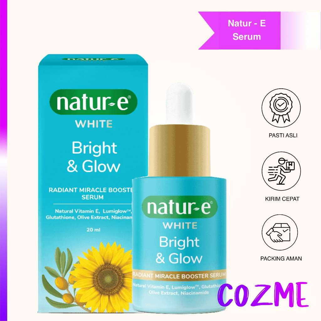 NATUR - E White Bright & Glow Radiant Miracle Booster Serum 20mL