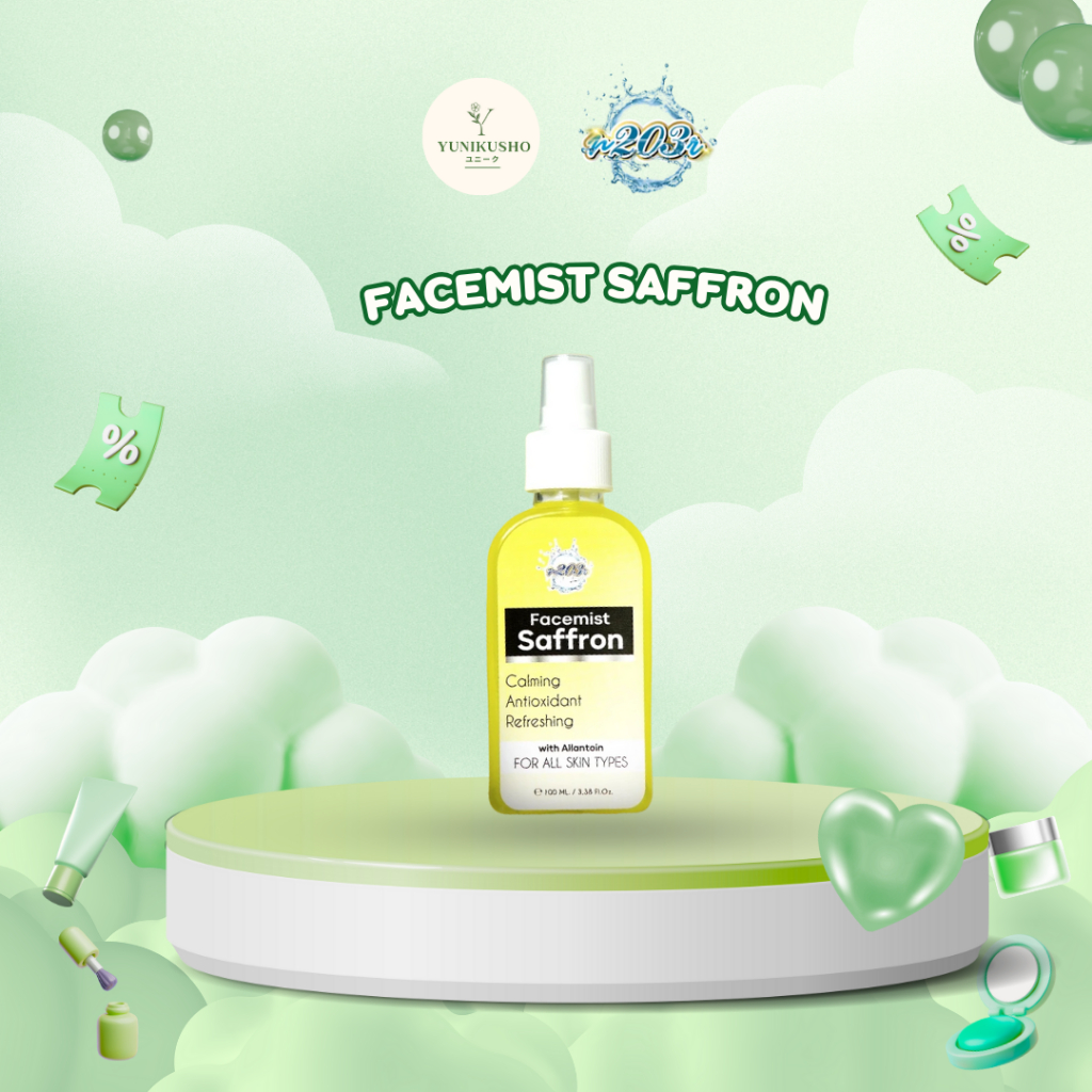 N203R Facemist Saffron Calming Antioxidant Refreshing 100 ml Semua Jenis Kulit