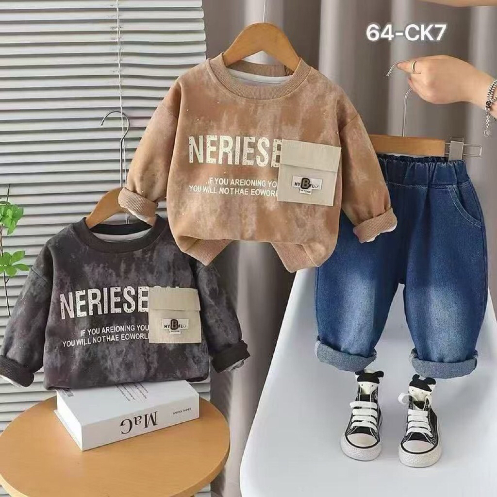 Stelan baju anak laki-laki import premium