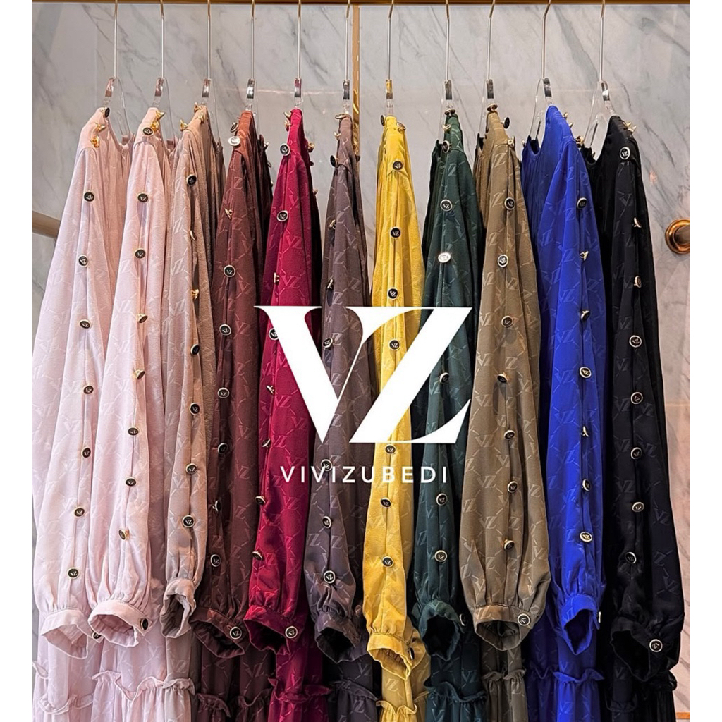 VZ SIGNATURE EMBOSSED DRESS
