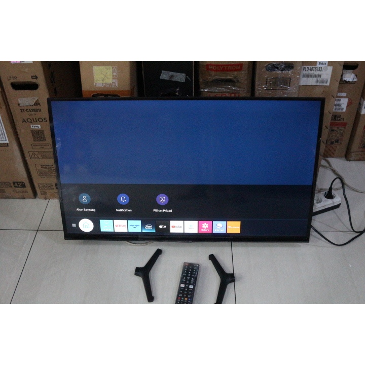 TV LED Samsung 32 Inch HD SMART TV Youtube Wifi Netflix HDMI USB DVBT-T2 KONDISI BEKAS 5058f