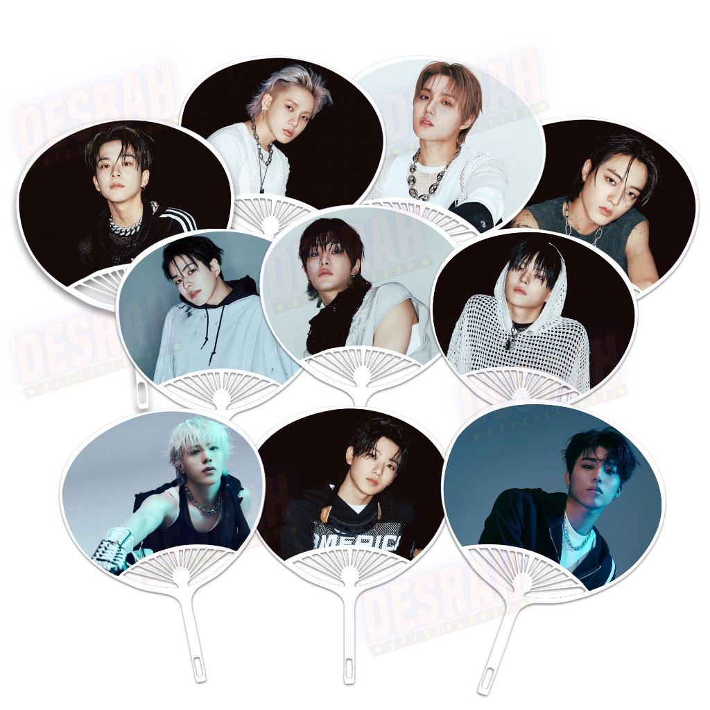 kipas kerang kpop Treasure pulse on / kipas tangan / kipas kpop