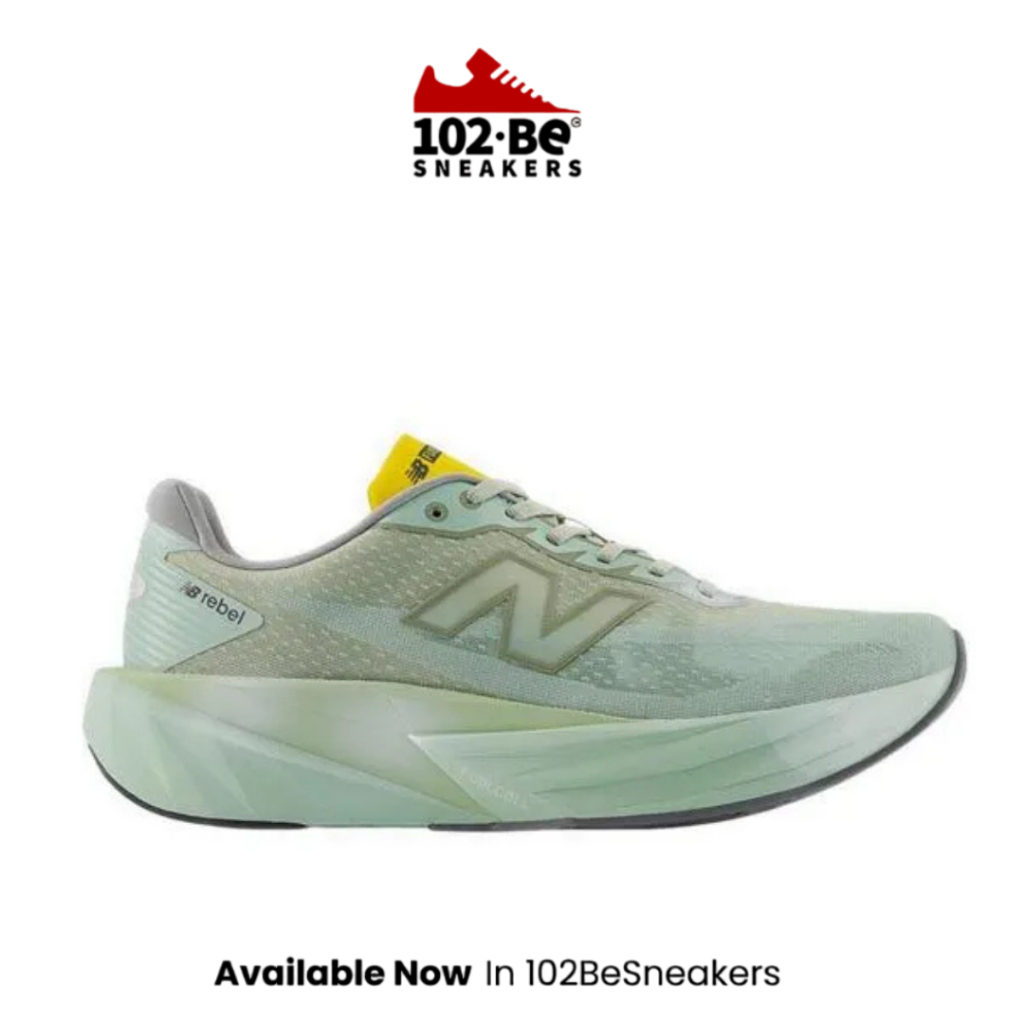 Sepatu NB Rebel v5 Men's Running Shoes - Sage Green NEWMFCXTD5 Original