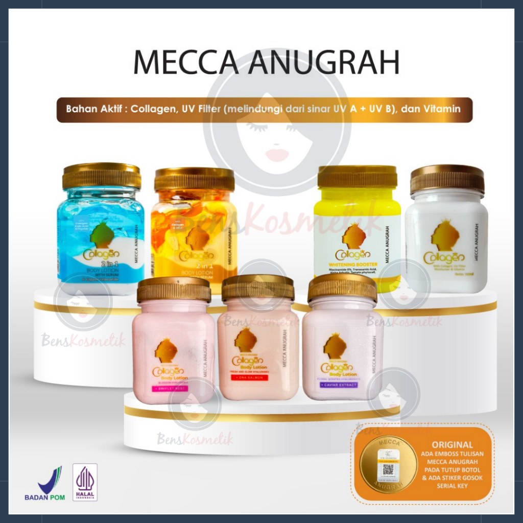 MECCA ANUGRAH COLLAGEN BODY LOTION NEW VARIAN BPOM