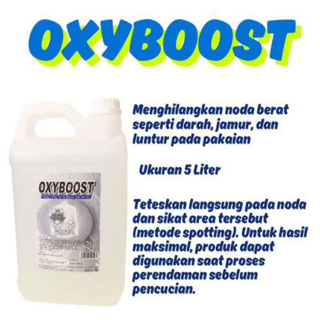 Oxy Boost Penghilang Noda Darah Jamur Ukuran 5Liter