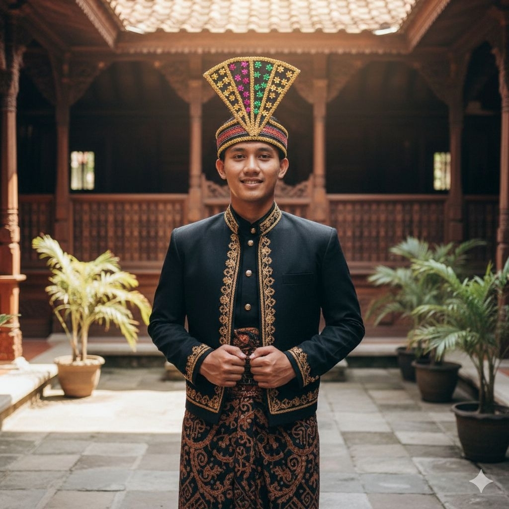 Topi tari Saman kas aceh mahkota tari Saman kas aceh